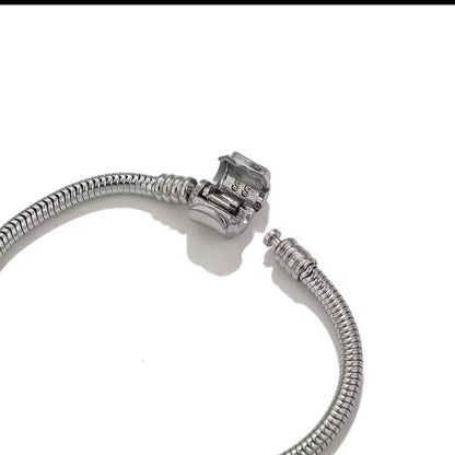 Stainless Steel Charm Bracelet