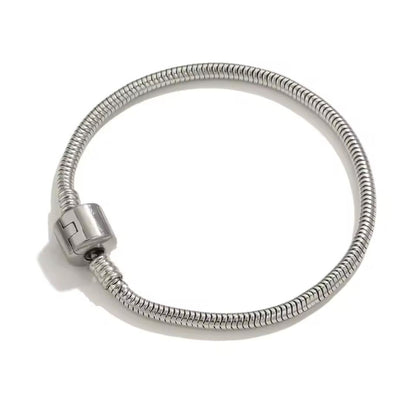 Stainless Steel Charm Bracelet