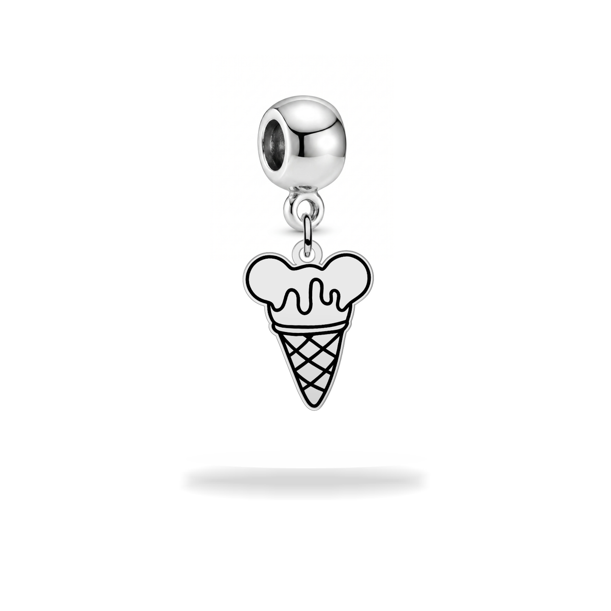 Ice Cream Mouse Dangle Charm