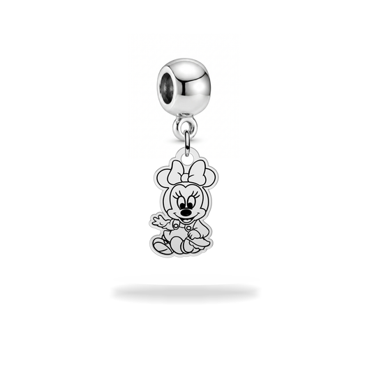 Sweet Bow Mouse Dangle Charm