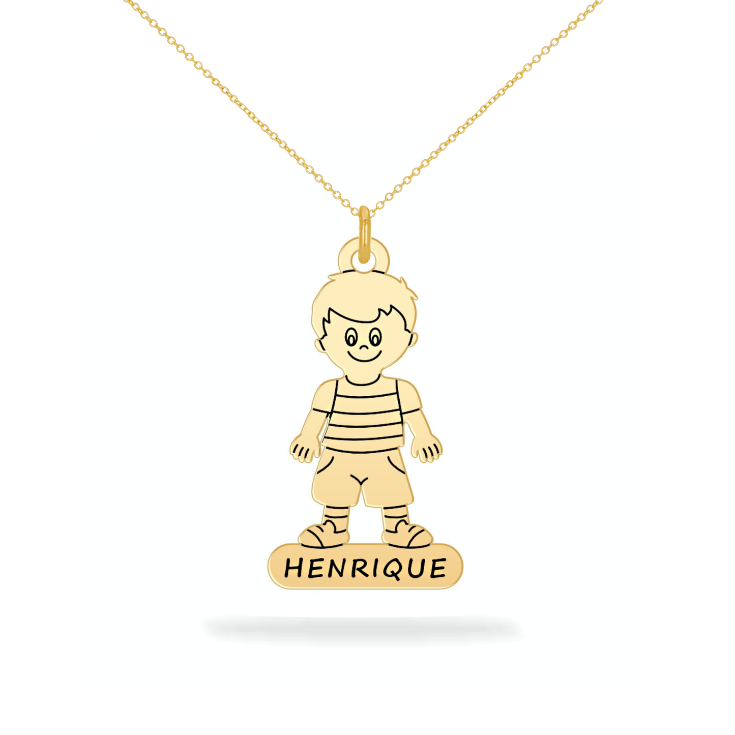 Personalized son name necklace 14K gold filled