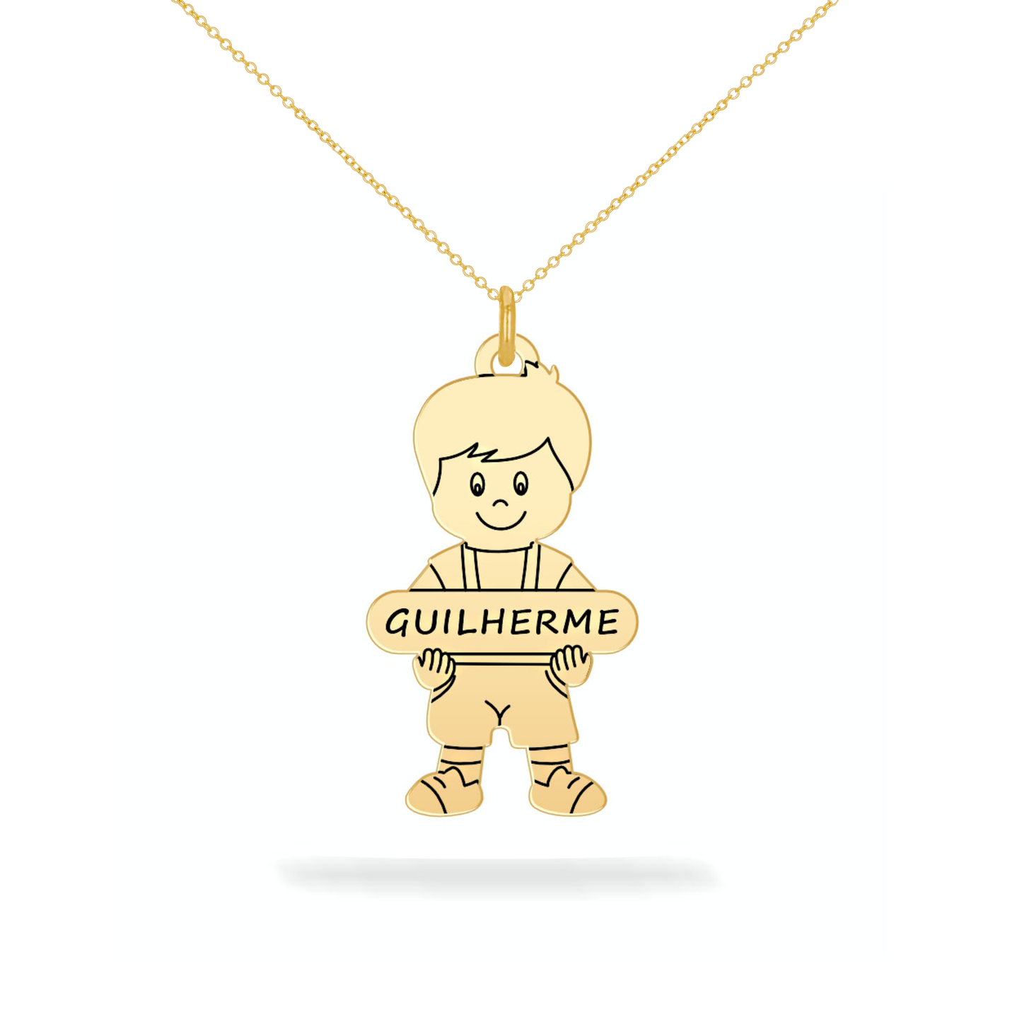 Personalized son name necklace 14K gold filled