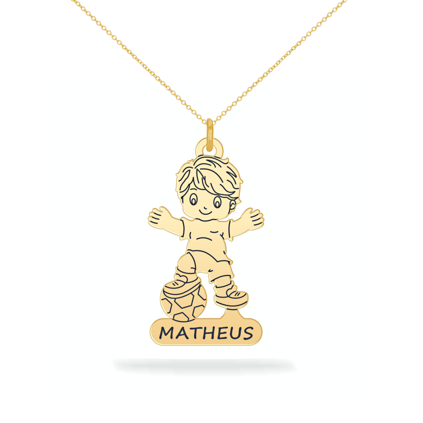Personalized son name necklace 14K gold filled