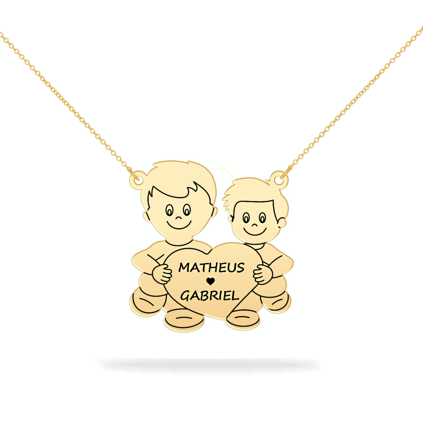 Personalized son's name necklace 14K gold filled