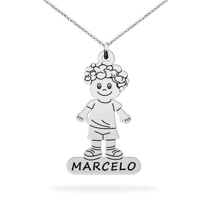 Personalized Son Name Necklace – A Keepsake of Love & Pride