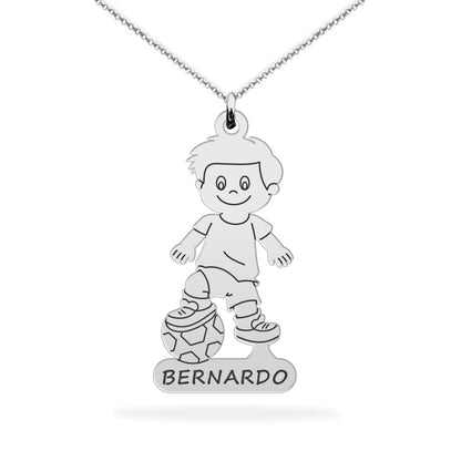 Personalized Son Name Necklace – A Keepsake of Love & Pride