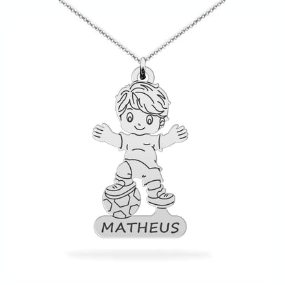 Personalized Son Name Necklace – A Keepsake of Love & Pride