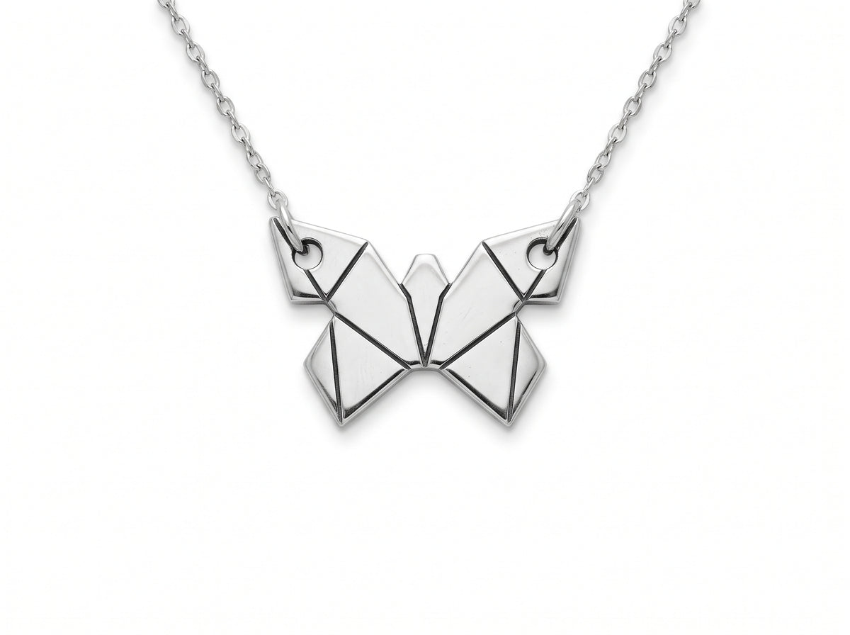 Origami Butterfly Necklace