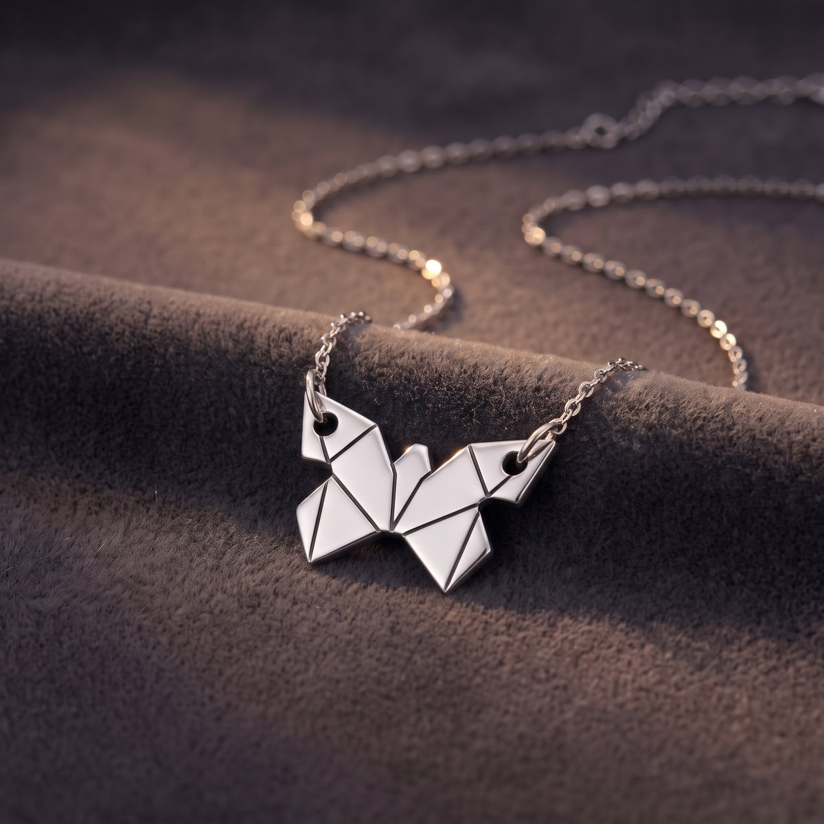 Origami Butterfly Necklace