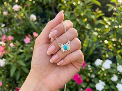 Turquoise Butterfly Necklace