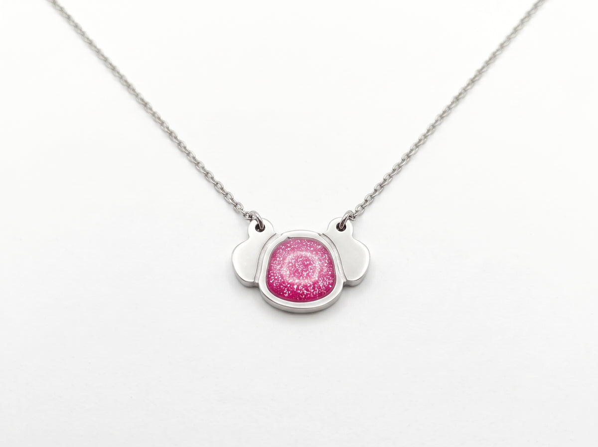 Glitter Dog Necklace
