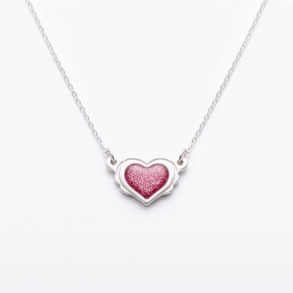 Glitter Heart Necklace