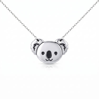 Cute Koala Face Necklace