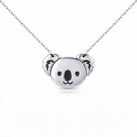 Cute Koala Face Necklace