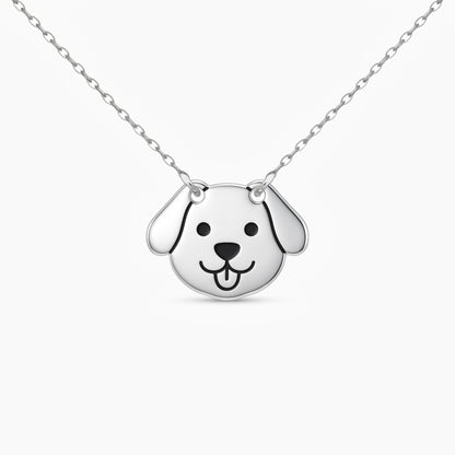 Cute Dog Face Necklace
