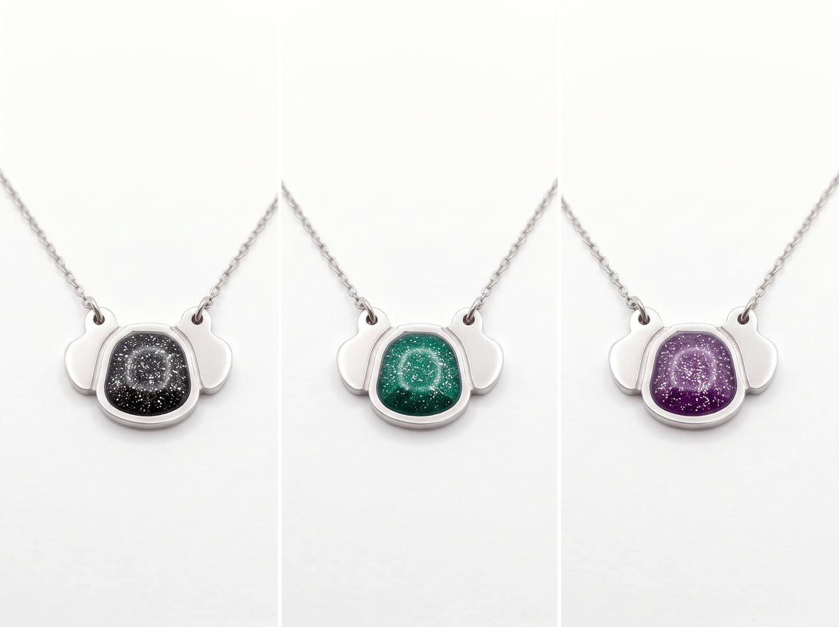 Glitter Dog Necklace
