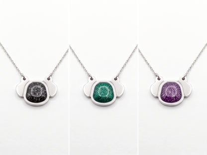 Glitter Dog Necklace